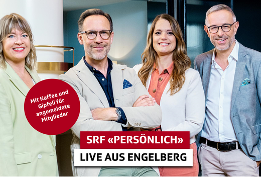 Bild von Die SRF1 Radio-Talk-Sendung «Persönlich» gastiert im Kursaal in Engelberg