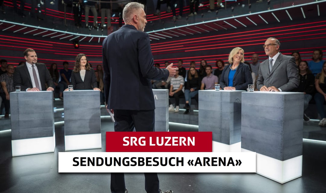Bild von Sendungsbesuch «Arena» -  mit der SRG Luzern